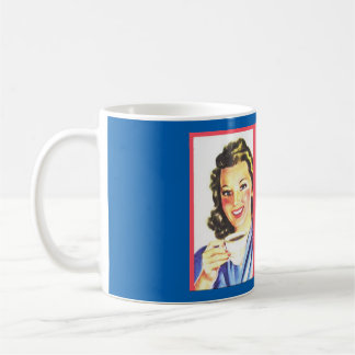 Caneca de café retro do divertimento
