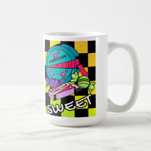 Caneca De Café Retro Doce Como Doce
