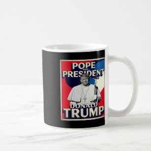 Caneca De Café Retro Donald Trump Presidente E Vat Católico