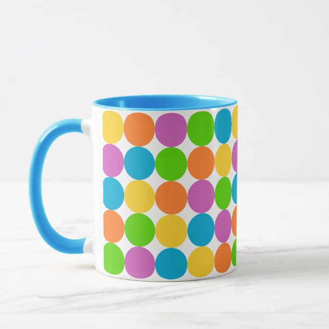 caneca de café retrô dos anos sessenta (Esquerda)