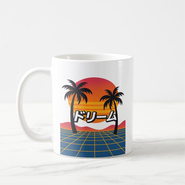 Caneca De Café Retro Dreamscape (Esquerda)