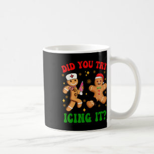 Caneca De Café Retro Enfermeira Enfermeira Natal Gingerpão Você T