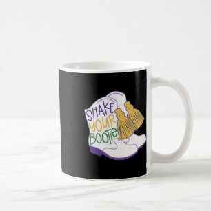 Caneca De Café Retro Engraçado Agita Seu Bootie Mardi Gras Costum