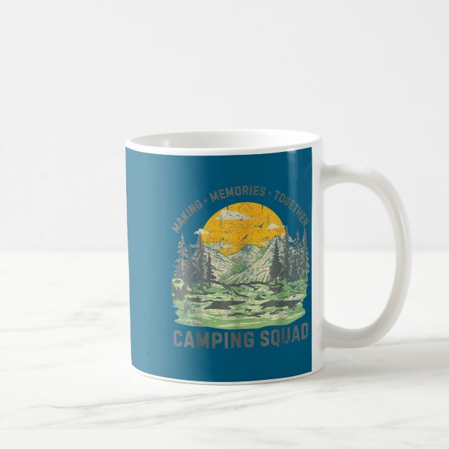 Caneca De Café Retro Family Camng Crew Est 2025 Camper Camp Camng (Direita)