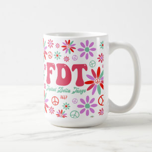 Caneca De Café Retro FDT Foxtrot Delta Tango
