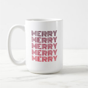 Caneca De Café Retro Feliz Café de Natal