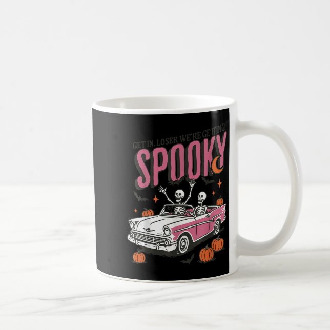 Caneca De Café Retro Get In Losers We're Getting Soky, Funny Hall (Direita)