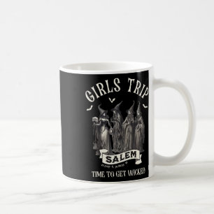 Caneca De Café Retro Girls Trip Salem 1692 Perderam Uma Bruxa