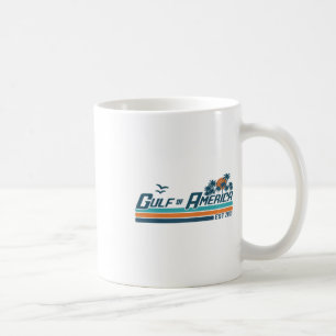 Caneca De Café Retro Golfo Dos Eua América 2025 Bandeira American