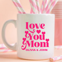 Retro Groovy 70's Pensou em amá-la Mãe Rosa