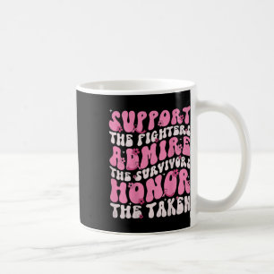 Caneca De Café Retro Groovy dá apoio às mulheres para a conscient
