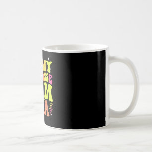 Caneca De Café Retro Groovy em minha mãe de Lacrosse