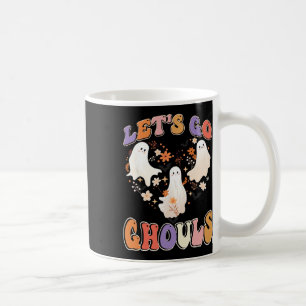 Caneca De Café Retro Groovy Vamos Go Ghouls Diversão Casais de Ha
