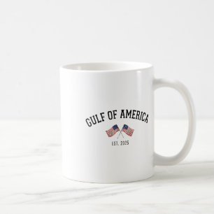 Caneca De Café Retro Gul-f Da América Est 2025 Bandeira Americana