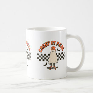 Caneca De Café Retro Halloween É Um Grande Ghost Boy Call Seaso