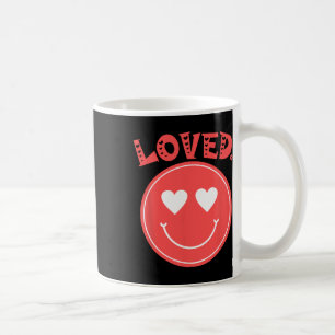 Caneca De Café Retro Happy Face Heart Amava Tee Smile Face Uni