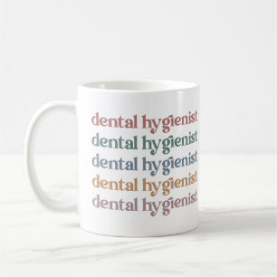 Caneca De Café Retro Higienista Dental Dentista RDH Dentist Den