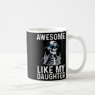 Caneca De Café Retro Incrível Como Minha Filha Pai Divertido Pais