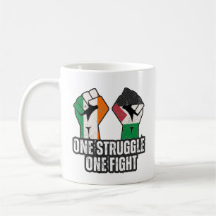 Caneca De Café Retro Irlanda - Revolução da Resistência à Solidar