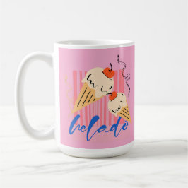 Caneca De Café Retro Italian Ice Cream Cones