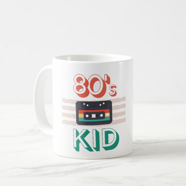 CANECA DE CAFÉ RETRO KID - LOVERS DE CASSETTE (Frente Esquerda)