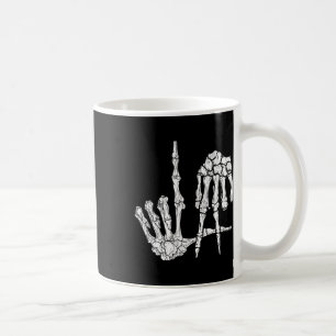 Caneca De Café Retro La Hands Skeleton Los Angeles Sinal Hall