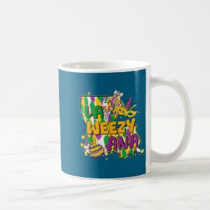 Caneca De Café Retro La Weezy Ana Feliz Mardi Gras Louisiana Nova