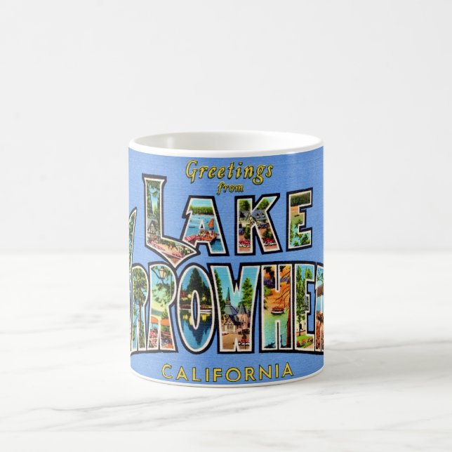 Caneca De Café Retro Lake Arrohouad Mug (Centro)