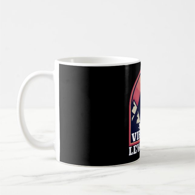 Caneca De Café Retro Lewisburg West Virginia � Espírito Australi (Esquerda)