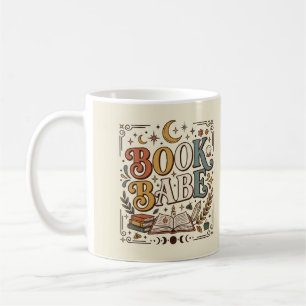 Caneca De Café Retro Livro Garota Mística Celestial Esotérica Liv