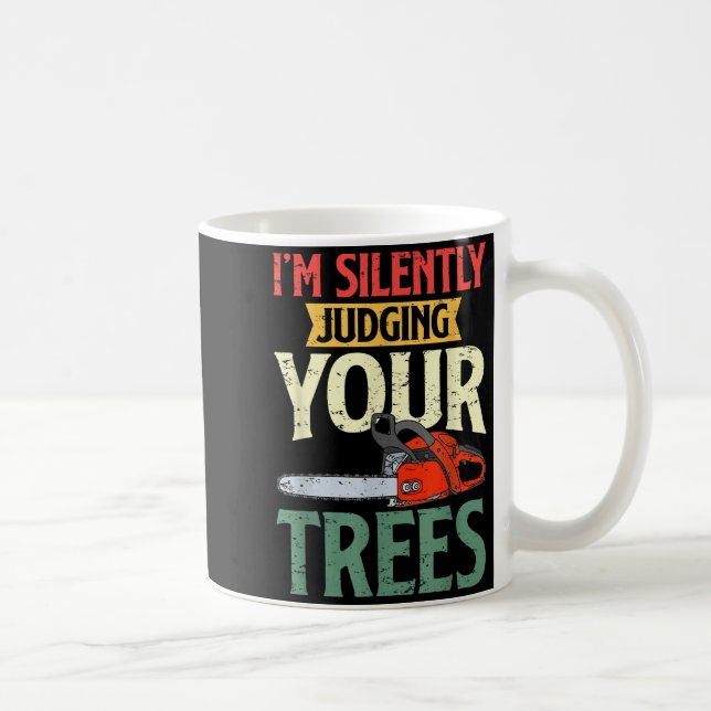 Caneca De Café Retro Logger Lumberjack Arborist Dad Apparel Co. S (Direita)