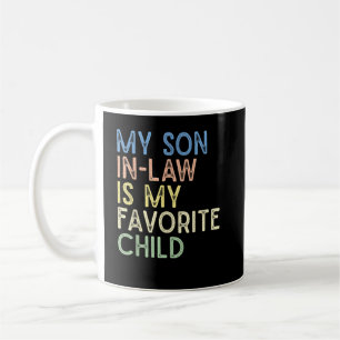 Caneca De Café Retro Meu Filho Em Direito É Meu Filho Favorito