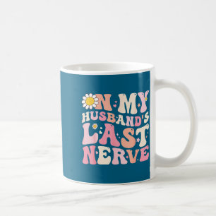 Caneca De Café Retro minha esposa irritou meu marido mulheres sar
