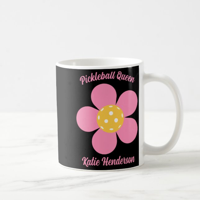 Caneca De Café Retro Mod 70s Ckleball Flower D  (Direita)