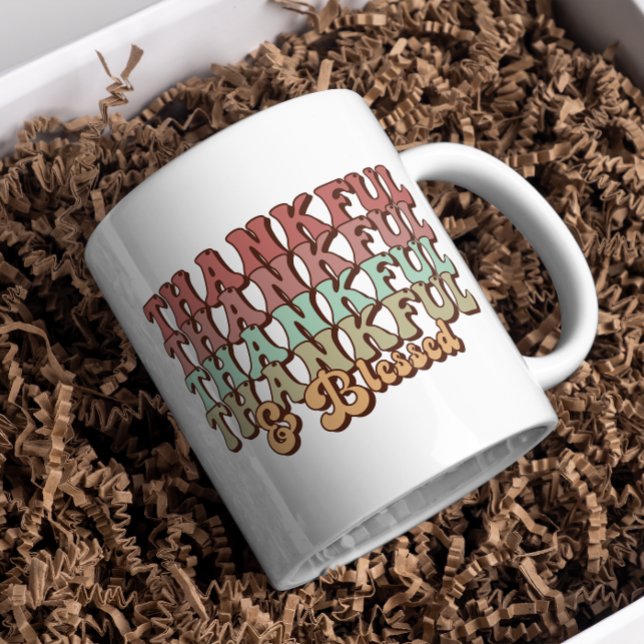 Caneca De Café Retro Mug Agradável, Presente de Ação de Graças da (Criador carregado)