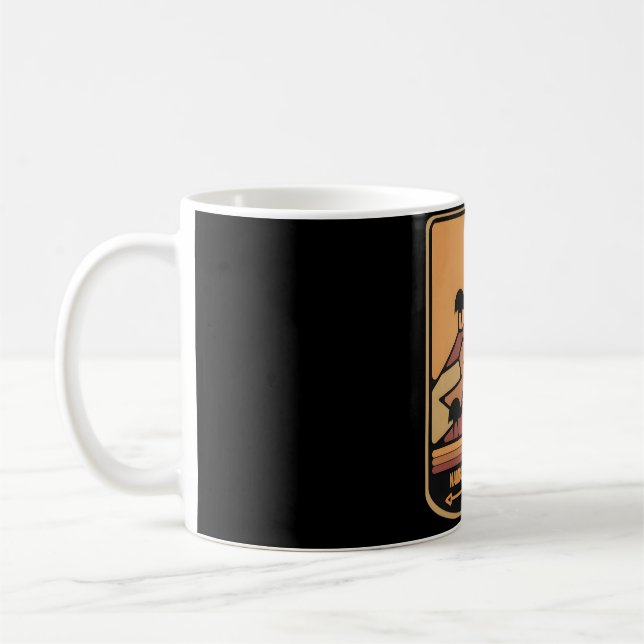 Caneca De Café Retro Nambung Austrália � O Horizonte Sem Fim de (Esquerda)