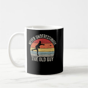 Caneca De Café Retro Nunca Subestime O Antigo Disco Funny De Cara