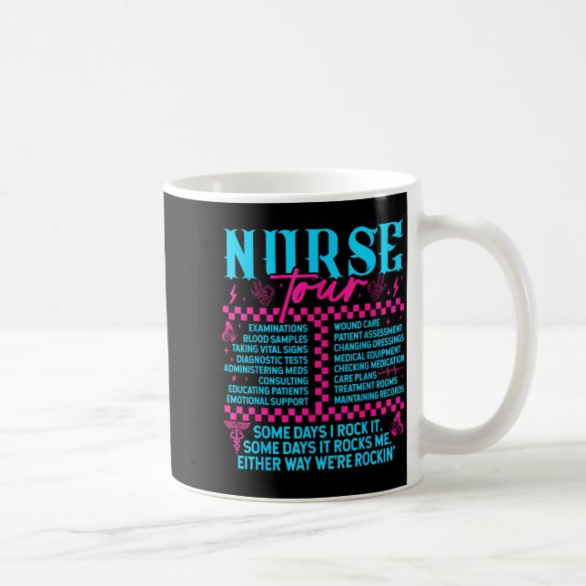 Caneca De Café Retro Nurse Nurse Week Men Women Nurse  (Direita)
