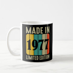 Caneca De Café Retro Original Feito em 1977 edição limitada Vinta