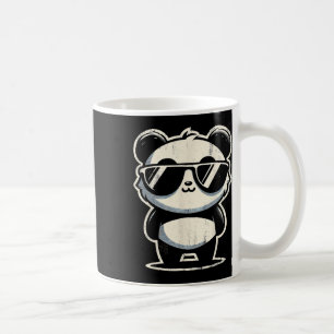 Caneca De Café Retro Panda Em Sungles Bbq Pool Party Panda Engraç