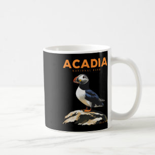 Caneca De Café Retro Parque Nacional Acadia Fraternos Pássaro Atl
