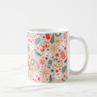 Caneca De Café Retro Pastel Natal