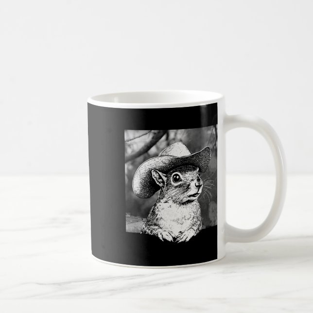 Caneca De Café Retro P'nut The Squirrel Amante de os animais Cute (Direita)