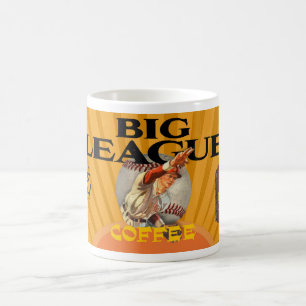 CANECA DE CAFÉ RETRO PUBLICITANDO CAFÉ DE GRANDE LIGA