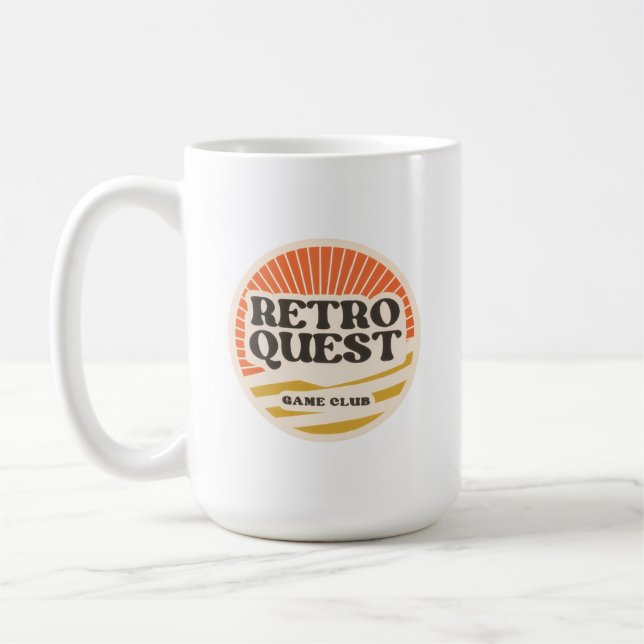 Caneca De Café Retro Quest Gamer Antigo (Esquerda)