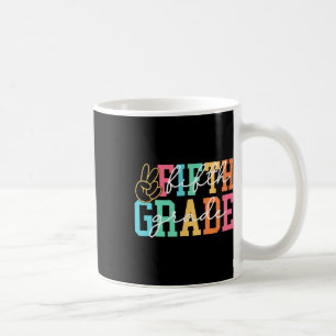 Caneca De Café Retro Quinta Série Preppy Volta às Aulas Professor