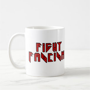 Caneca De Café Retro Rocker - Lute Contra o Fascismo