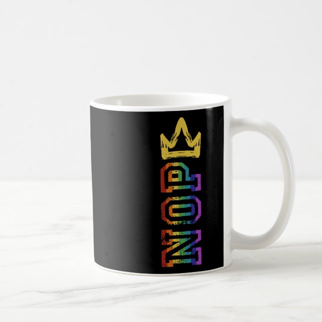 Caneca De Café Retrô Sem Reis Sem Camisa De Protesto (Direita)