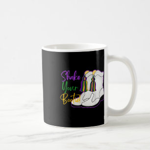 Caneca De Café Retro Shake Your Bootie Carnaval Mardi Gras Presen