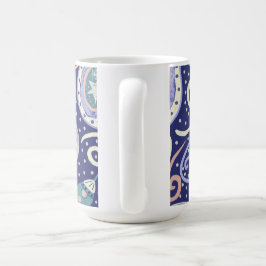 Caneca De Café Retro Space Galaxy Design